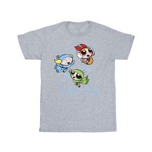 The Powerpuff Girls Mens Girls Winter Party T-Shirt / Sports Grey